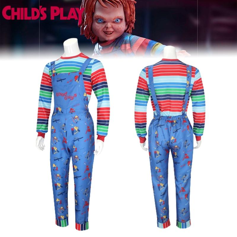 Cosplay Costume For Chucky Fans Polyester Material Street Style Trendy Design