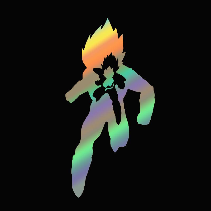 Car Stickers Customizable Waterproof Easy Install No Residue Anime Kid Warrior Baby on Board Vinyl for Car Truck Window