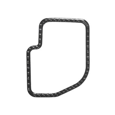 Adesivo para acabamento de carro Toyota Tundra 2007-2013, adesivo para acabamento de quadro de carro, desempenho/personalizado, 1 peça de fibra de carbono