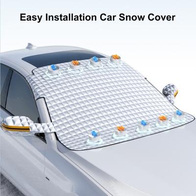 Copertura Magnetica Antineve per Parabrezza Auto con Antigelo Resistente al Sole Auto Pieghevole Universale SUV Inverno