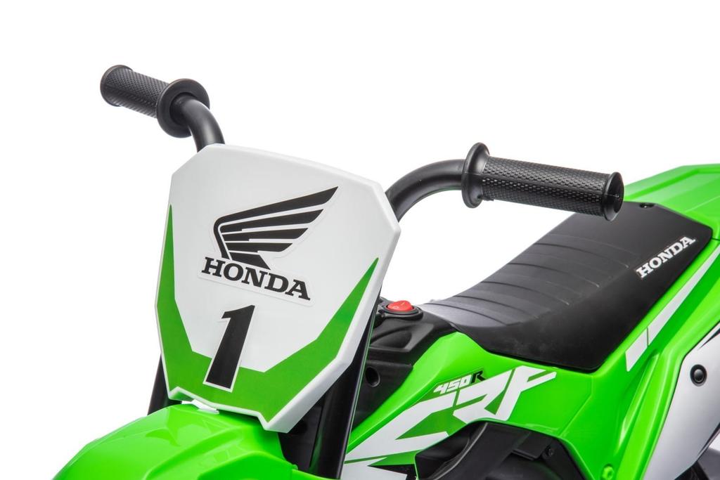 Honda Crf450 Motor Na Akumulator Trójkołowy Jeździk Dźwięk Zielony