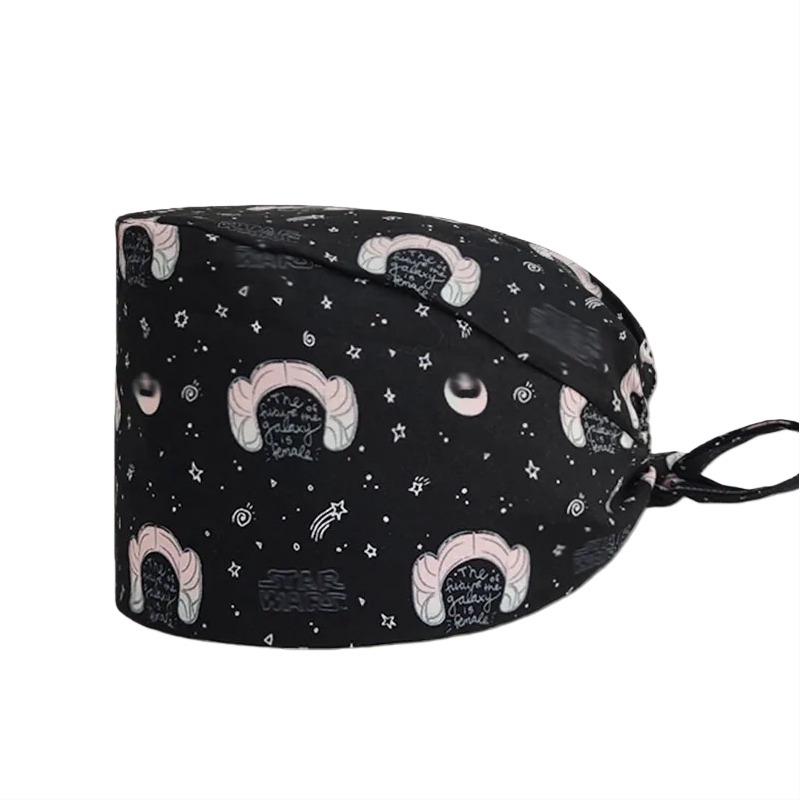 Floral Animal Print Cotton Surgical & Kitchen Cap