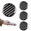4 Pcs Exterior Door Key Cover, Creative Car Keyhole Carbon Fiber Sticker Multi-functional Decorative