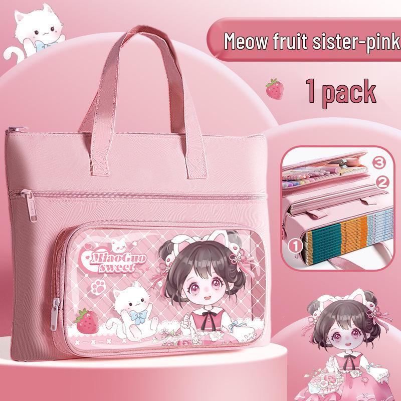 Student Book & Homework Tote for Elementary Kids