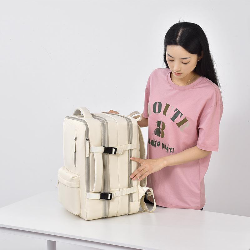 Large-capacity Backpack, Multi-functional Expandable Luggage Bag, Female Student Travel Computer Bag, High-end Backpack