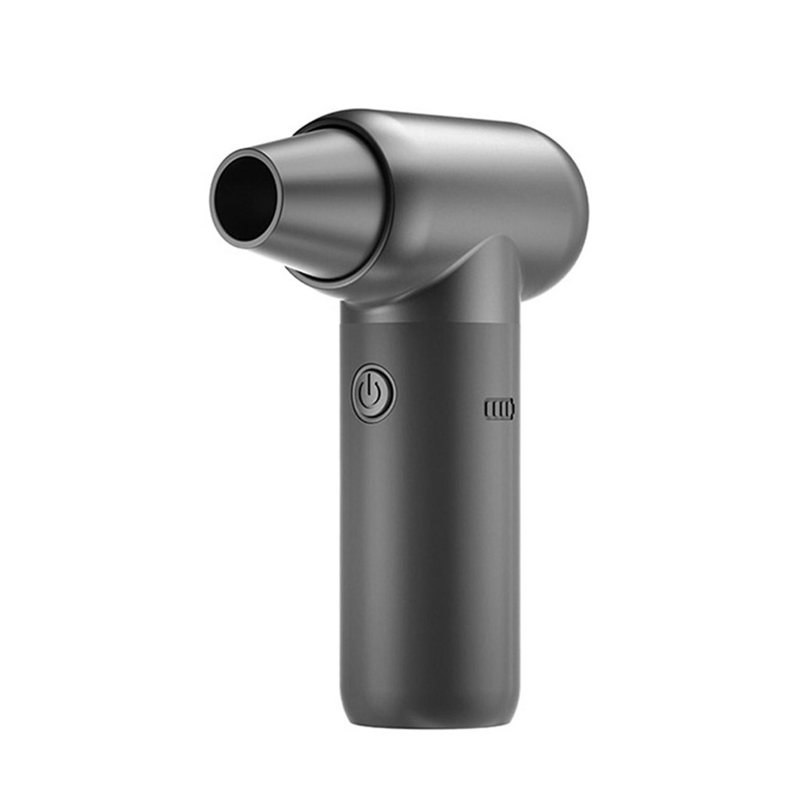 

Lightweight USB Charging Hair Dryer Air Blower Computer Wireless PC Dusters 3Nozzles for Coal Lighting and Hair Drying