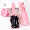 3-piece hair styling tool set, including 200ml spray bottle, airbag massage comb and shampoo brush, Special for real hair wigs
