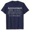 Funny Accountant Someone Who Does Precision Data T Shirts Men Humor Streetwear Tee Shirt Short Sleeve Unisex Loose Clothing