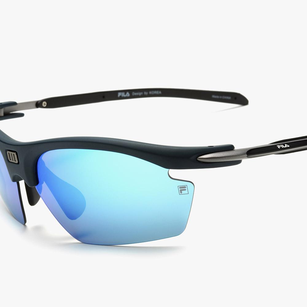 Hwillaaiweeo Goggles Sunglasses (Flg7046M Mattblue/P 64)