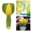 Manual Citrus Juicer , Compact Plastic Squeezer for Oranges, Lemons , Limes, Easy to Use Kitchen Gadget for Fresh Juice Extraction