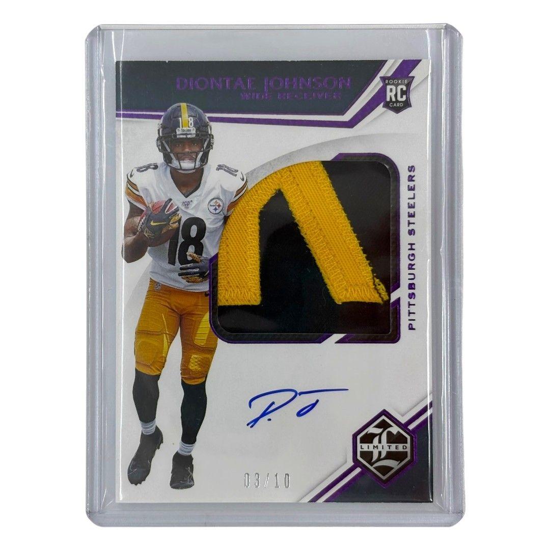 Used PANINI NFL Card LIMITED DIONTAE JOHNSON PITTSBURGH STEELERS 03/10 #168 Free Shipping Used IT1