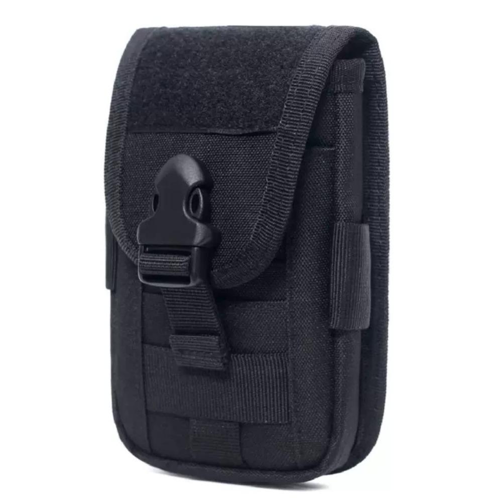 

Men s Multifunction Phone Bag 1000D Nylon Clip-On Case Bag Mobile Phone Belt Pouch Travel чорний