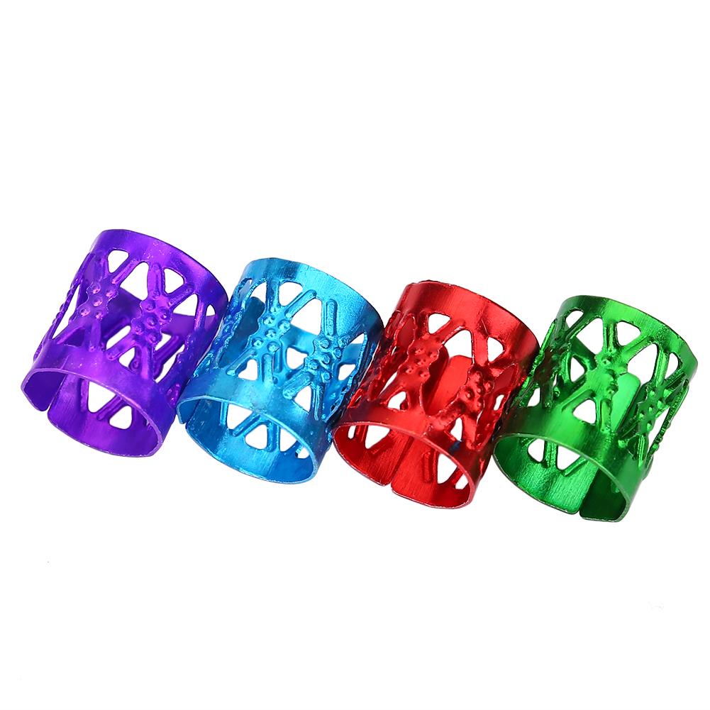 Colorful Adjustable Hair Braid Beads Rings Cuff  Hair Beauty Decoration Tools Accessories