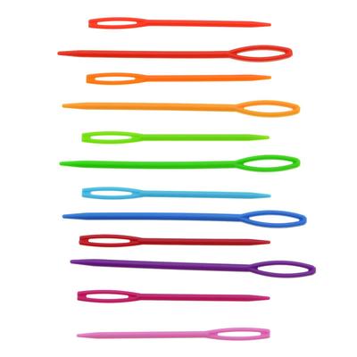 50/100PCS Sweater Needles 7cm Size Multicolor Plastic Large Eye Crochet Suture Needle for Craft Clothing Shoes Stitch Needle ZYF