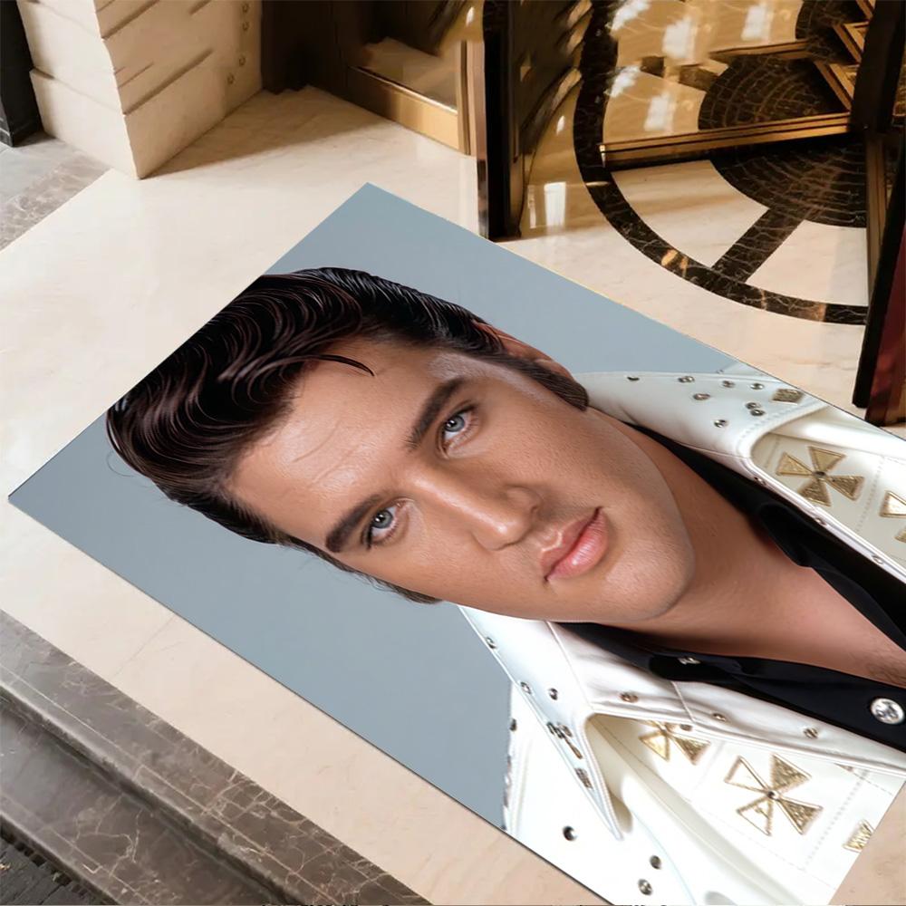 Elvis Presley Performance Floor Rug Office Rug Perfect for Game Room Playrooms Balcony Foyer Antislip Carpet Office home decor Best for Christmas
