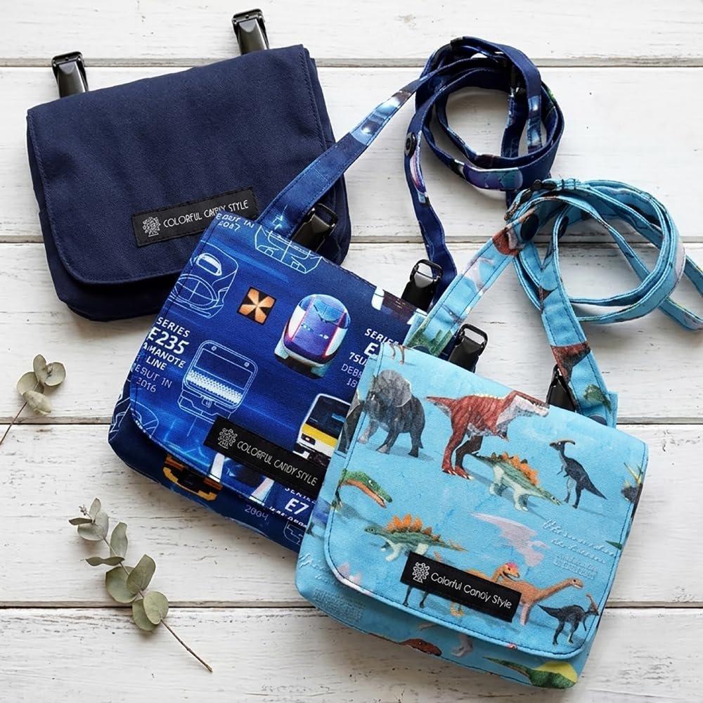COLORFUL CANDY STYLE Clip-on Pocket Pouch Small, Portable Waist Pocket for Kids School, Dusty Turquoise