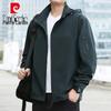 Pierre Cardin Men's Hooded Sports Casual Windbreaker