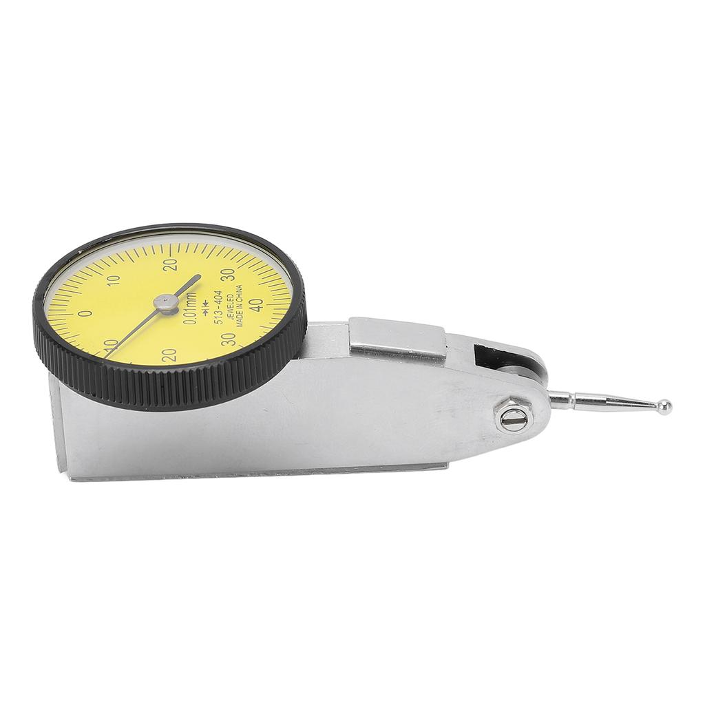 Dial Test Indicator 0mm 40mm 0mm Range 0.01mm Accuracy Precise Yellow Dial Test Indicator Gauge