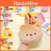 Jinnew Bear Cream Plush Key Tag Pvc Cartoon Keychain For Backpack Or Gift Idea