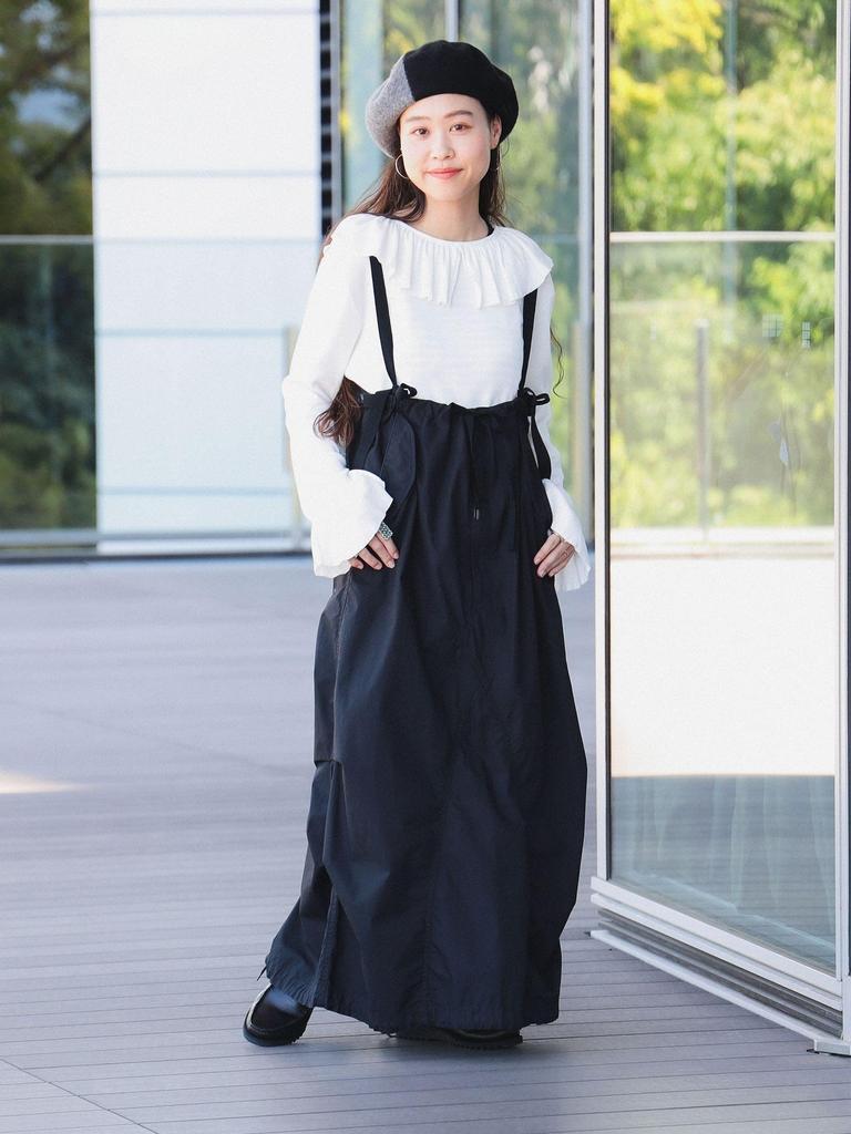 Beams Boy Women's Army Overpants Dress, Black, Free Size, 13260175791