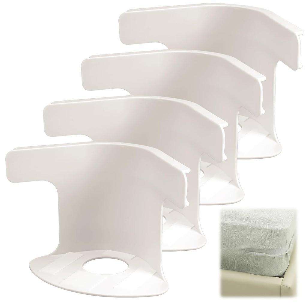 4/8pcs Universal Non-Slip Bed Sheet Clips Corner Tightener Invisible Bedspread Secure Holder