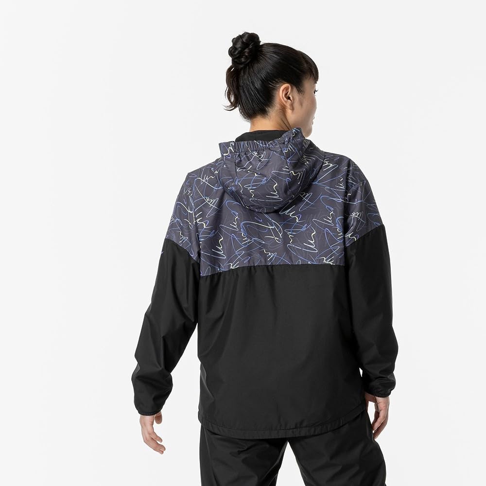 Mizuno Breath Thermo Training Warmer and Size S Jacket, Moisture-Wicking Heat-Generating, 32MEA831, Black,