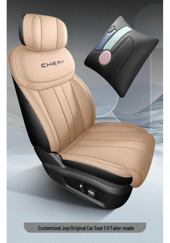 2025-2026 Chery Tiggo 7 7-Seater Full Coverage Car Seat Cover Mat - Four Seasons Usage