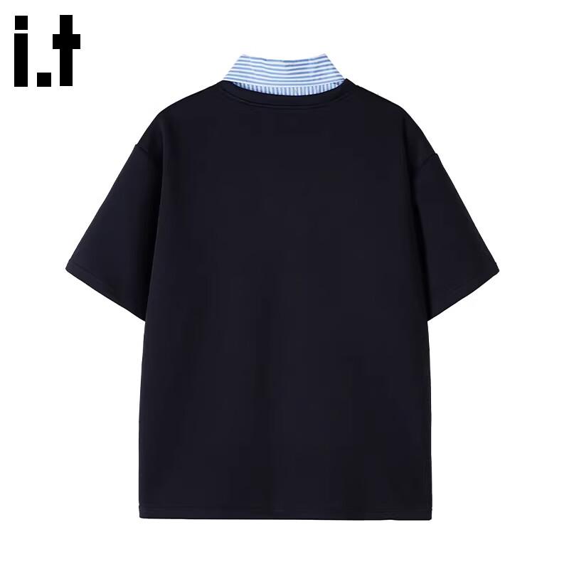 :CHOCOOLATEit Men's Casual Loose Fit Polo T-Shirt