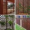 Carbonized Wood Fence and Railing Picket with Climbing Plant Stand for Outdoor Decoration
