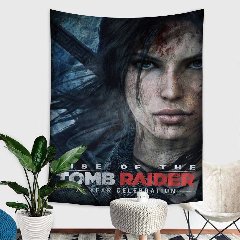 

Game TTomb RRaider Chart Tapestry Home Decoration Hippie Bohemian Decoration Divination Wall Hanging Home Decor 74x94cm(29x37in)