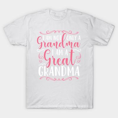 T-Shirt Damen Niedliches Uroma Shirt Lustiges Uroma Geschenk Harajuku Print Kawaii T-Shirt Sommer Kurzarm Damen T-Shirt Top