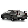 1:24 Skyline Gtr Carbon Fiber Coating Diecast Alloy Model Car Toys With Sound Light Sports Cars Fashion Ornament Gift