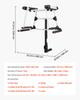 VEVOR Hitch Mounted Ski & Snowboard Rack, Fits 50 Mm Receiver, Carries Up To 6 Pairs of Skis or 4 Snowboards