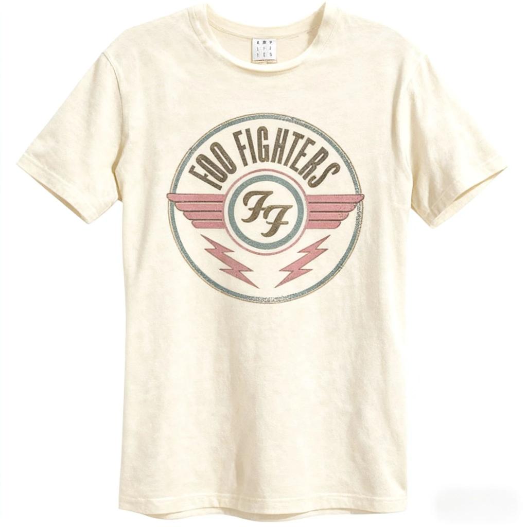 Rock Y2k Harajuku Casual Fashion Tops Foo Fighters Cotton Shortsleeved Tshirt Round Neck Breathable Street Trend Teea Unisex