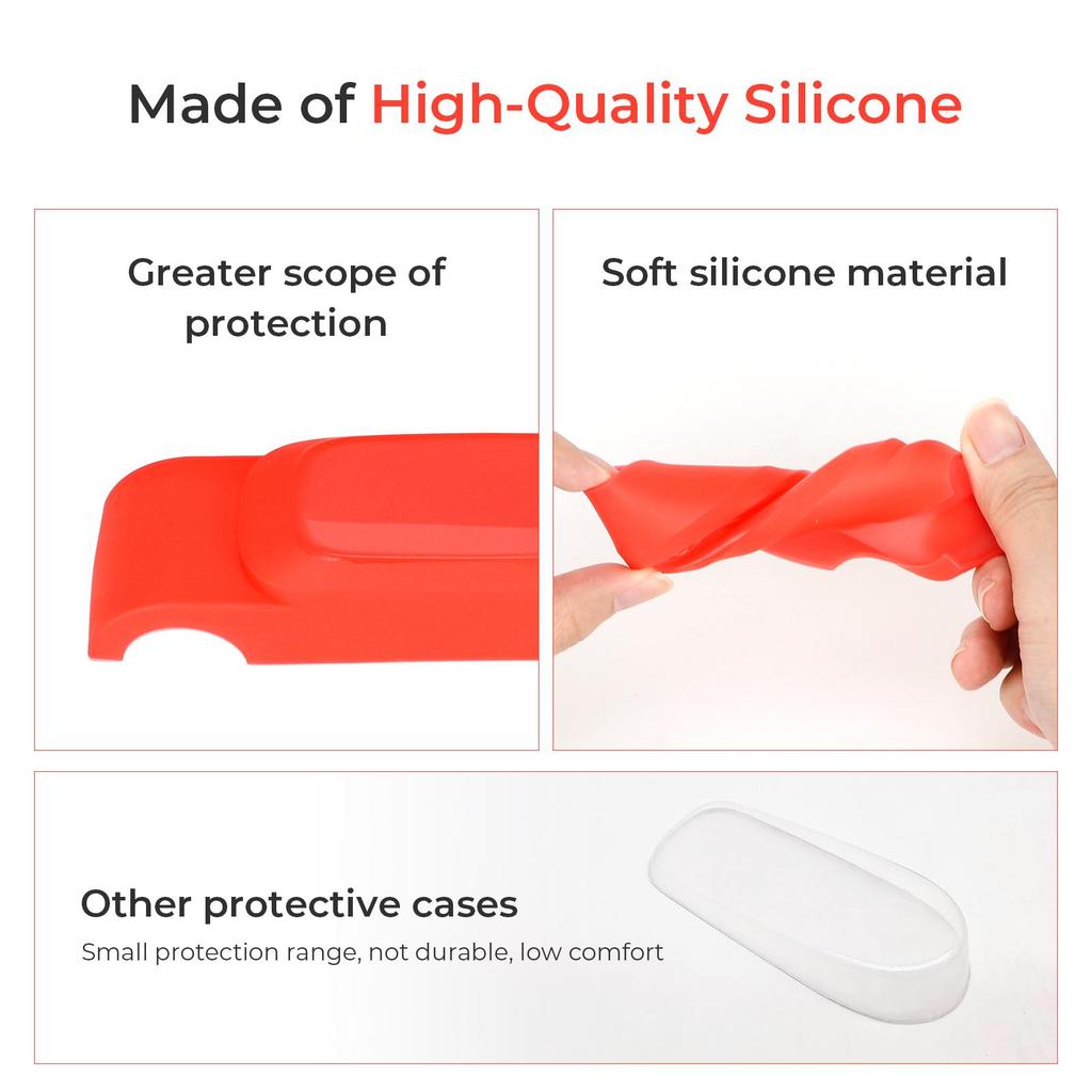 Red Waterproof Display Silicone Cover for F20F25F30F40 Scooter