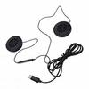 Motorcycle Wired Helmet Headset Hands Free 1.2M Cable Stereo Sound Mic Volume Helmet Earphone