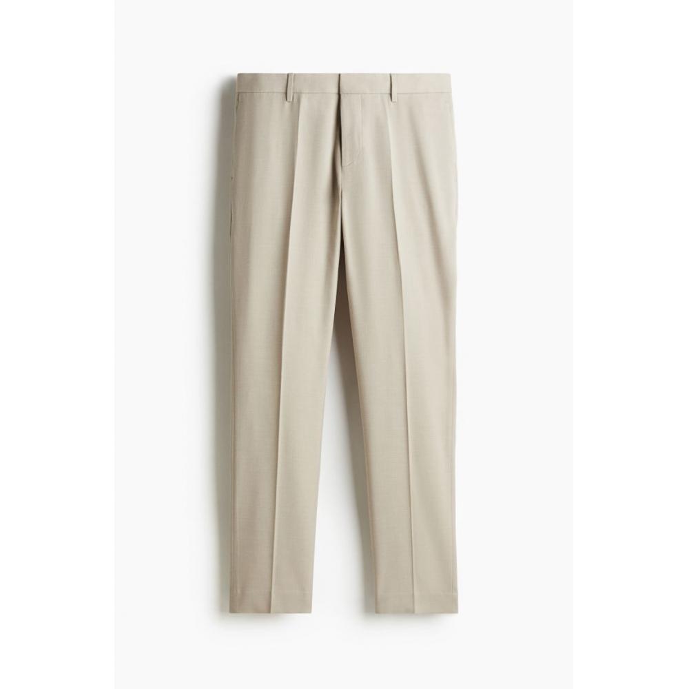 H M Suit Pants sliM Fit Beige