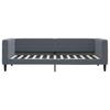 Vidaxl Sofa Z Materacem Do Spania, Ciemnoszara, 90X200 Cm, Aksamit