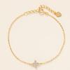 2025 New Fashion Ins Four Leaf Clover Flower Charm Bracelet for Women Y2K Sweet Chain Bracelet Jewelry Gifts