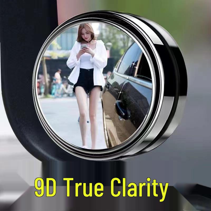 360° Adjustable Frameless Blind Spot Mirror for Rearview
