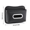 Car PU Leather Tissue Holder Space Saving Soft Organizer Console Napkin Case Organizer For Family Home Cars Vehicles Interior