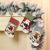 Large 3D Cartoon Flannel Christmas Stockings and Gift Bags