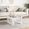 Infinity LED Coffee Table in White 50 x 53 x 30 cm