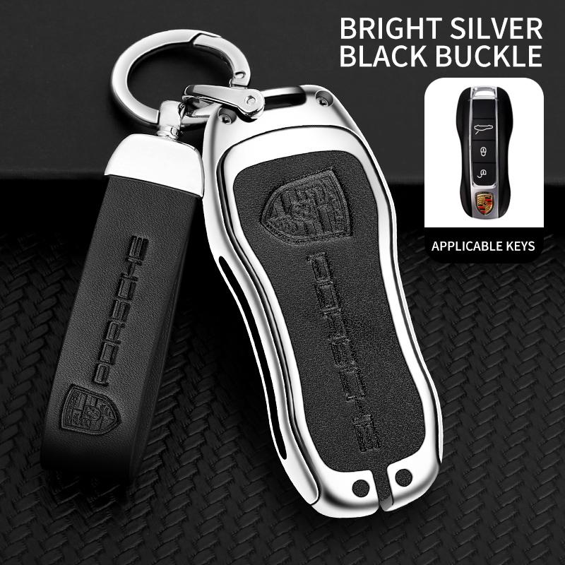 Zinc Alloy Car Remote Key Cover Case Shell Protector Bag For Porsche Panamera Carman Macann Bobst Cayenne 911 981 991 970 996 CVI1