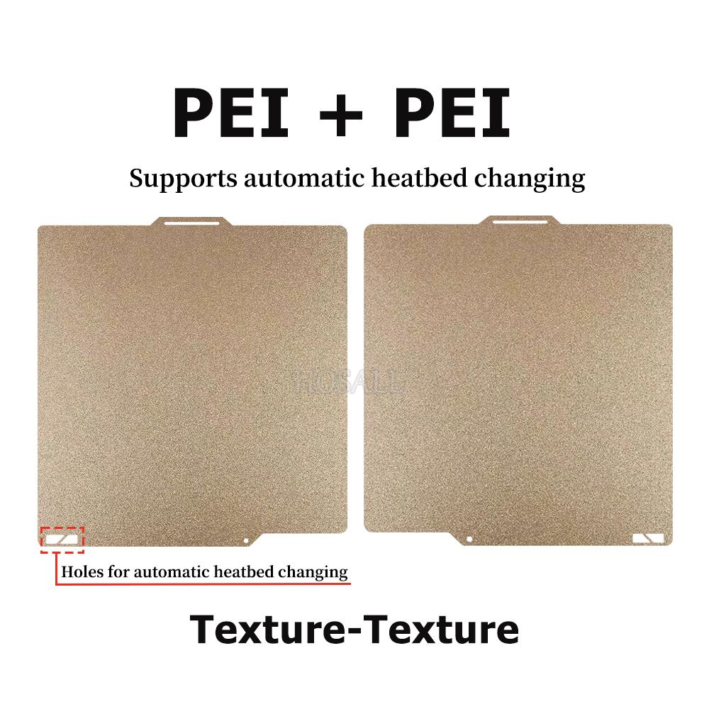 X1C P1P P1S A1 X1 Build Plate For Bambu Lab Plate Smooth PEI Sheet PEO PET for Bambulabs x1 p1p 3D Printer Heatbed Effect Plate