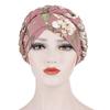 Chic Foulard Turban Fleuri Élastique pour Femme Casquette pour Perte de Cheveux due au Cancer et à la Chimiothérapie