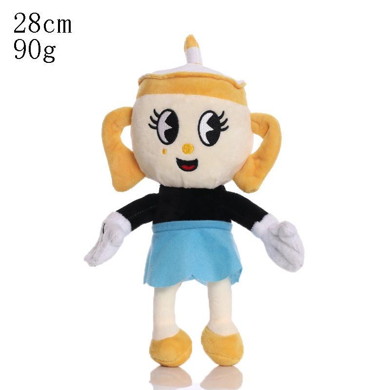 Hot 22-30cm Adventure Game Cuphead Plush Toys Mugman The Devil Legendary Chalice Plush Doll Soft Cuphead Doll for Children Gifts