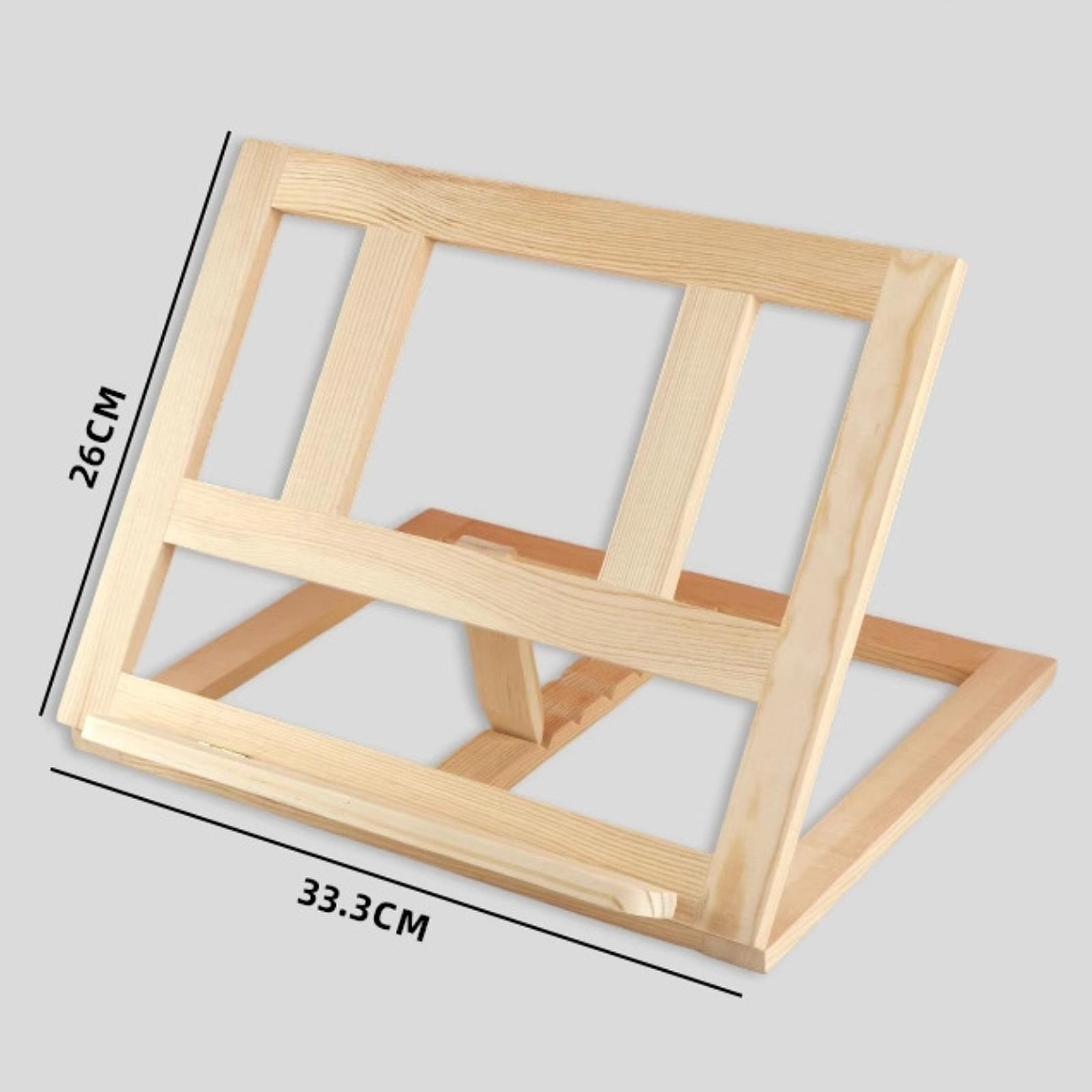

Tabletop Easel Stand Desk Easel Adjustable Angle Portable Drawing Board Wooden Easels for Art Students Wedding Painting Books