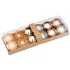 6cm Christmas Balls 12pcs Set Macaron Color Mix Tree Ornaments Holiday Decor