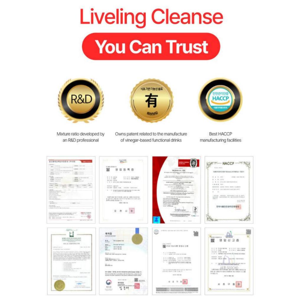 [LIVELING] Ceai Detoxifiant 15mlx10 buc 4 Tipuri